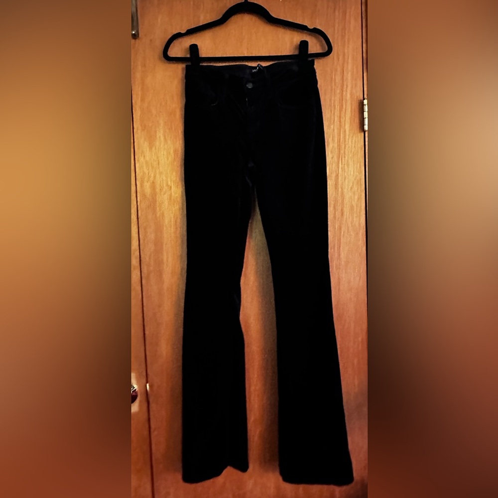 ❌❌❌SOLD❌❌❌ J Brand Black Velvet Flare Jeans 26